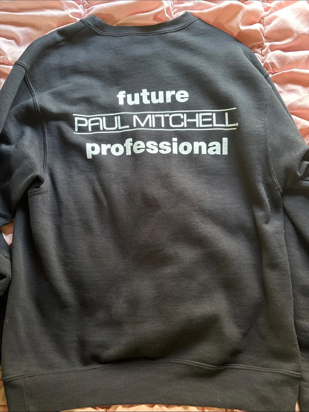 Paul Mitchell The School Escanaba Black Crewneck Sweatshirt